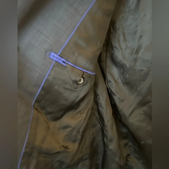 ! Balmain slim fit black  men’s blazer jacket sz 54R - Picture 4 of 12